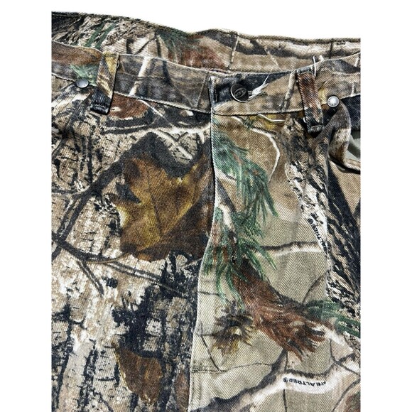 Wrangler Pro Gear Pants Mens 38x34 Realtree Hardwoods Camo Upland Hunting Chaps - Picture 9 of 11